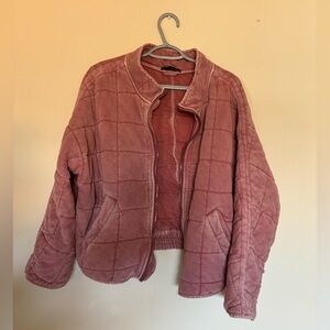 Quilted Mock-Neck Jacket - Black Tape